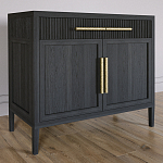 Буфет Primo с двумя ящиками и двумя фасадами Черный дуб варинант исполнения - 3 | Loft Concept в Санкт-петербурге