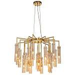 Люстра со стеклянными цилиндрическими плафонами Luminous Cylinders Amber варинант исполнения - 5 | Loft Concept в Санкт-петербурге