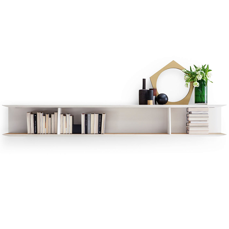 Дизайнерская подвесная полка Gio Ponti D.355.1 - D.355.2 Hanging Bookcase Белый Древесина в Санкт-петербурге | Loft Concept 