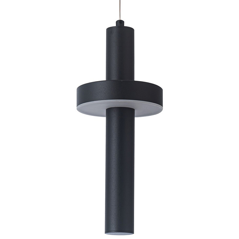 Подвесной светильник Flos Black Metal Acrylic Hanging Lamp Черный в Санкт-петербурге | Loft Concept 