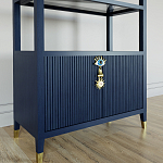 Стеллаж со стеклянными полками Elsa Dreams Blue варинант исполнения - 2 | Loft Concept в Санкт-петербурге