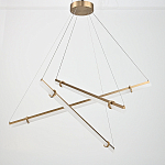 Светодиодная люстра Trumpet Tube Brass 107 варинант исполнения - 4 | Loft Concept в Санкт-петербурге