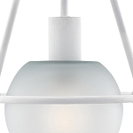 Бра белое с матовым стеклянным плафоном в форме шара White Lighthouse варинант исполнения - 1 | Loft Concept в Санкт-петербурге