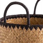 Плетеная корзина для белья с ручками Nyimbo Wicker Basket варинант исполнения - 3 | Loft Concept в Санкт-петербурге