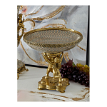 Чаша фарфоровая на двух бронзовых ангелах Eden Garden варинант исполнения - 3 | Loft Concept в Санкт-петербурге