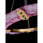 Люстра в форме кольца розовая Warm Pink Light варинант исполнения - 4 | Loft Concept в Санкт-петербурге