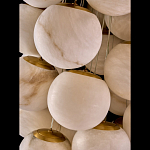 Люстра подвесная с сферическими плафонами из натурального камня Glowing Spheres варинант исполнения - 4 | Loft Concept в Санкт-петербурге