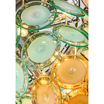 Люстра конусовидная с каскадом из разноцветных круглых подвесов Key Lustar варинант исполнения - 1 | Loft Concept в Санкт-петербурге