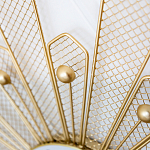 Часы настенные из металла в виде солнца с белым циферблатом Mirror Tower Clock варинант исполнения - 2 | Loft Concept в Санкт-петербурге