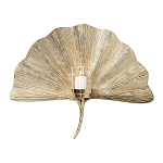 Большой Настенный Подсвечник золотой Лист Пальмы варинант исполнения - 1 | Loft Concept в Санкт-петербурге