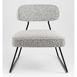 Кресло лаунж Kate букле серый варинант исполнения - 4 | Loft Concept в Санкт-петербурге