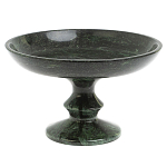 Фруктовница большая из натурального камня Змеевик Шабровский Natural Stone Fruit Bowls варинант исполнения - 1 | Loft Concept в Санкт-петербурге