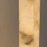 Торшер геометрический с тремя мраморными плафонами Marble Tripod варинант исполнения - 10 | Loft Concept в Санкт-петербурге