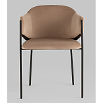 Стул Brace велюр капучино варинант исполнения - 4 | Loft Concept в Санкт-петербурге