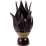 Настольная лампа черная INDONESIAN LAMPS 1 варинант исполнения - 1 | Loft Concept в Санкт-петербурге