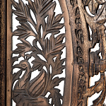 Ширма с  орнаментом ручная резьба Indian Antique Furniture варинант исполнения - 4 | Loft Concept в Санкт-петербурге