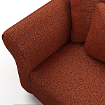 Мебельная ткань Шенилл терракотовый цвет 138 см T4-44 варинант исполнения - 3 | Loft Concept в Санкт-петербурге