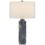 Настольная лампа с корпусом из серого мрамора Breathtaking View варинант исполнения - 3 | Loft Concept в Санкт-петербурге