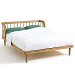 Кровать из массива дуба с пружинным блоком Mateta варинант исполнения - 1 | Loft Concept в Санкт-петербурге