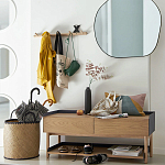 Плетеная корзина для белья с ручками Nyimbo Wicker Basket варинант исполнения - 4 | Loft Concept в Санкт-петербурге