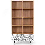 Широкий стеллаж с принтом Elise Rack варинант исполнения - 20 | Loft Concept в Санкт-петербурге