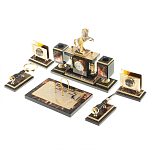 Настольный письменный набор из яшмы и долерита с декором в виде коня Manager Organizer варинант исполнения - 3 | Loft Concept в Санкт-петербурге