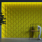 Гипсовая 3D Панель DRAGON SCALE - B варинант исполнения - 2 | Loft Concept в Санкт-петербурге