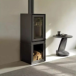 Дизайнерский журнальный столик чёрный с круглой столешницей Arycy варинант исполнения - 7 | Loft Concept в Санкт-петербурге