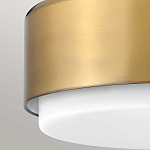 Потолочный светильник круглой формы с белым матовым плафоном Hinkley варинант исполнения - 2 | Loft Concept в Санкт-петербурге