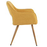 Стул в рогожке желтого цвета NEASAN STOOL варинант исполнения - 5 | Loft Concept в Санкт-петербурге