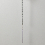 Бра с белым текстильным абажуром и хрустальными подвесками с декоративной кисточкой Lustre Reverie варинант исполнения - 5 | Loft Concept в Санкт-петербурге