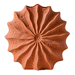 Ваза керамическая в виде круглой терракотовой морской раковины Galapagos варинант исполнения - 1 | Loft Concept в Санкт-петербурге