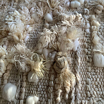 Круглый Вязанный Гобелен Абстракция Breath of Mist Wall Hanging варинант исполнения - 1 | Loft Concept в Санкт-петербурге