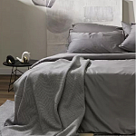 Плед из шерсти мериноса серого цвета 130×180 см Gray Waves варинант исполнения - 7 | Loft Concept в Санкт-петербурге