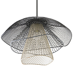 Подвесной светильник Black Grey Mesh Lampshade Hanging Lamp варинант исполнения - 3 | Loft Concept в Санкт-петербурге
