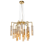 Люстра со стеклянными цилиндрическими плафонами Luminous Cylinders Amber варинант исполнения - 2 | Loft Concept в Санкт-петербурге
