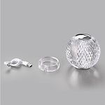 Настольная лампа с прозрачным шарообразным плафоном на цилиндрической подставке Crystal Globule варинант исполнения - 7 | Loft Concept в Санкт-петербурге