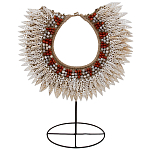 Этническое ожерелье из ракушек на подставке Ethnic Necklace Sharp Lacy Shells варинант исполнения - 1 | Loft Concept в Санкт-петербурге