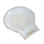 Фигурка из фарфора в виде ракушки морского гребешка Marine Tridacna варинант исполнения - 2 | Loft Concept в Санкт-петербурге