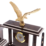 Настольный письменный набор из природного камня обсидиана с декором в виде орла Golden Eagle варинант исполнения - 2 | Loft Concept в Санкт-петербурге