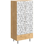 Шкаф с принтом Floral notes варинант исполнения - 1 | Loft Concept в Санкт-петербурге