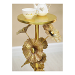 Столик приставной из металла с основанием в виде цветочной композиции Flower Arrangement Table варинант исполнения - 6 | Loft Concept в Санкт-петербурге