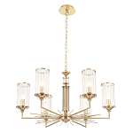 Люстра с 6-ю цилиндрическими стеклянными плафонами Jeanette варинант исполнения - 3 | Loft Concept в Санкт-петербурге