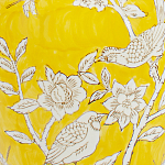 Настольная лампа желтая с изображением белых птиц Flight Among Acacia варинант исполнения - 6 | Loft Concept в Санкт-петербурге