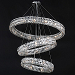 Хрустальная Люстра Элизабет из трех колец Хром  варинант исполнения - 1 | Loft Concept в Санкт-петербурге