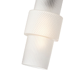 Подвесной светильник со стеклянным рифленым плафоном цилиндрической формы Eliara 13 варинант исполнения - 8 | Loft Concept в Санкт-петербурге