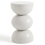 Приставной столик белого цвета Bead варинант исполнения - 1 | Loft Concept в Санкт-петербурге