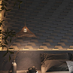 Гипсовая 3D Панель FIN варинант исполнения - 1 | Loft Concept в Санкт-петербурге