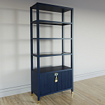 Стеллаж со стеклянными полками Elsa Dreams Blue варинант исполнения - 1 | Loft Concept в Санкт-петербурге