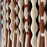 Дизайнерский Декор на стену с кисточками из хлопковых нитей wall panel Thread brushes варинант исполнения - 2 | Loft Concept в Санкт-петербурге